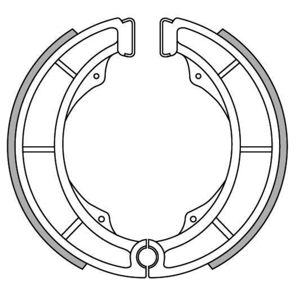 New NEWFREN Rear Brake shoe For SUZUKI DR750S 1-GF1269