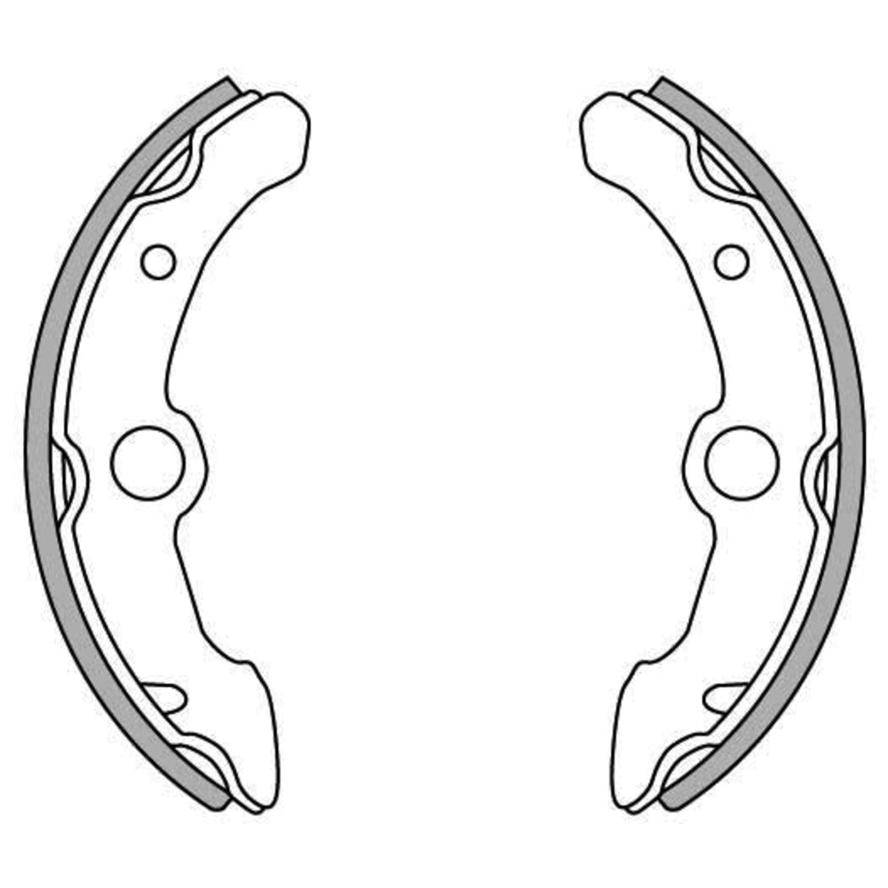 New NEWFREN Brake Shoe For YAMAHA YFM350FW BIG BEAR 4X4 1-GF1273 | Australian Moto Spares