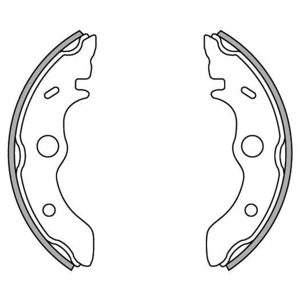 New NEWFREN Brake Shoe For KAWASAKI KLF300 2WD 1-GF1274 | Australian Moto Spares