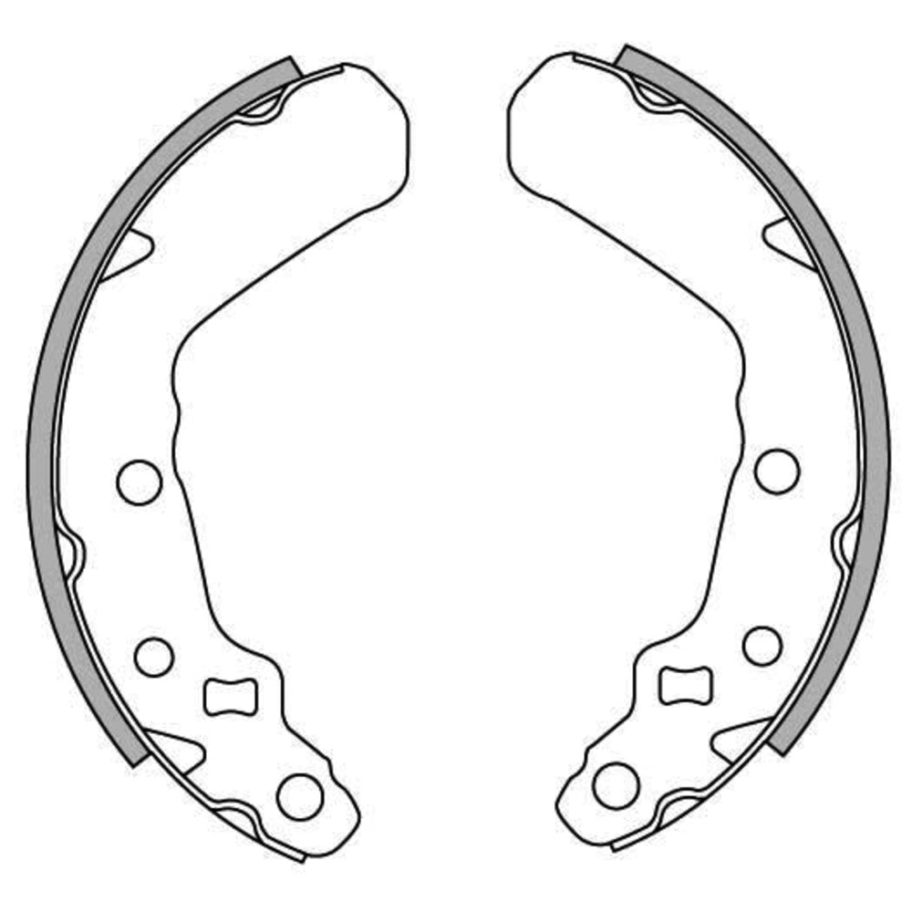 New NEWFREN Brake Shoe For SUZUKI LT-F4WDX KING QUAD 300, LT300E 1-GF1302 | Australian Moto Spares