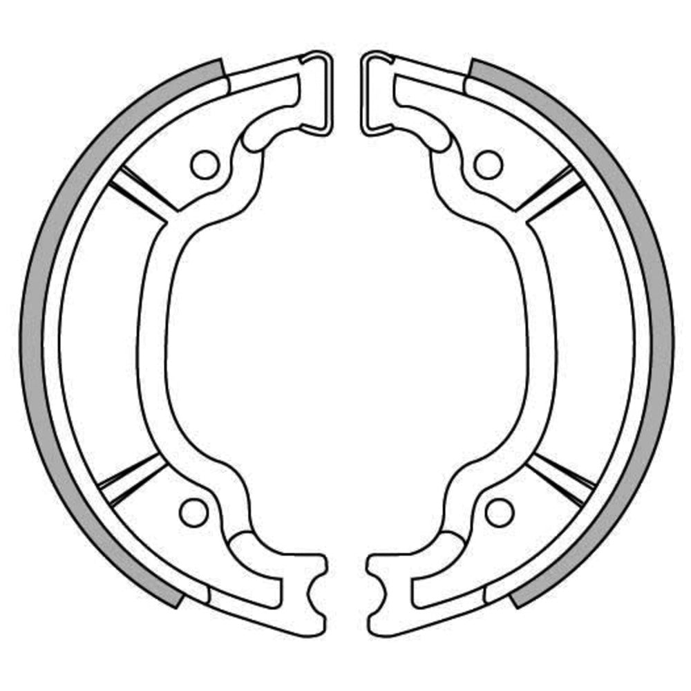 New NEWFREN Rear Brake shoe For ITALJET 150 MILLENNIUM 1-GF1303 | Australian Moto Spares