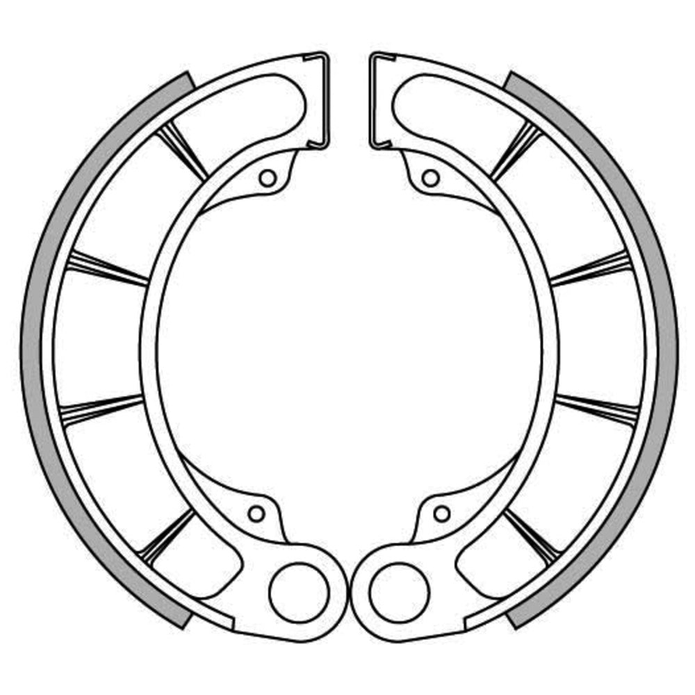 New NEWFREN Rear Brake shoe For HONDA 1-GF1307 | Australian Moto Spares