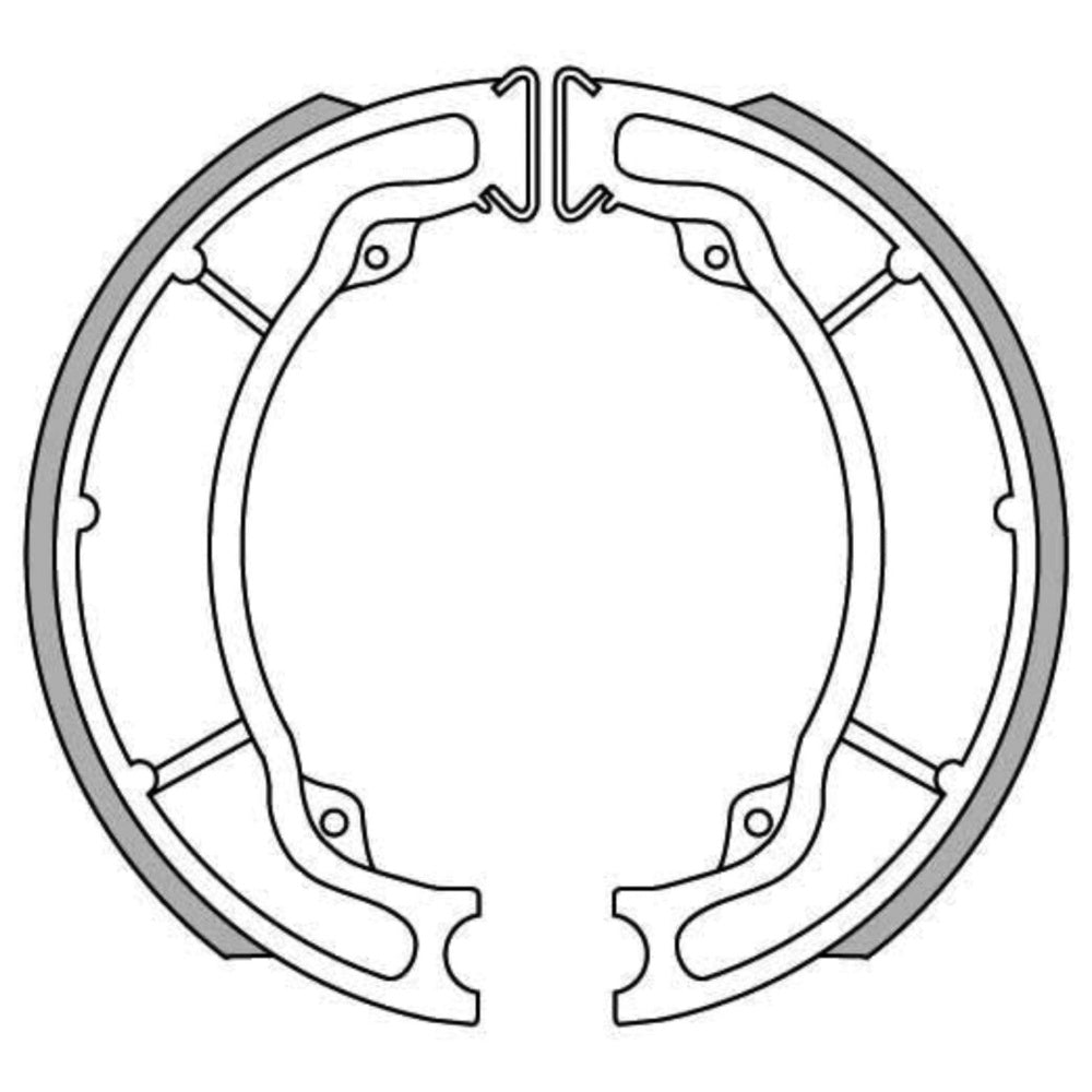 New NEWFREN Rear Brake shoe For BOLWELL PGO SYM, TGB 1-GF1312 | Australian Moto Spares