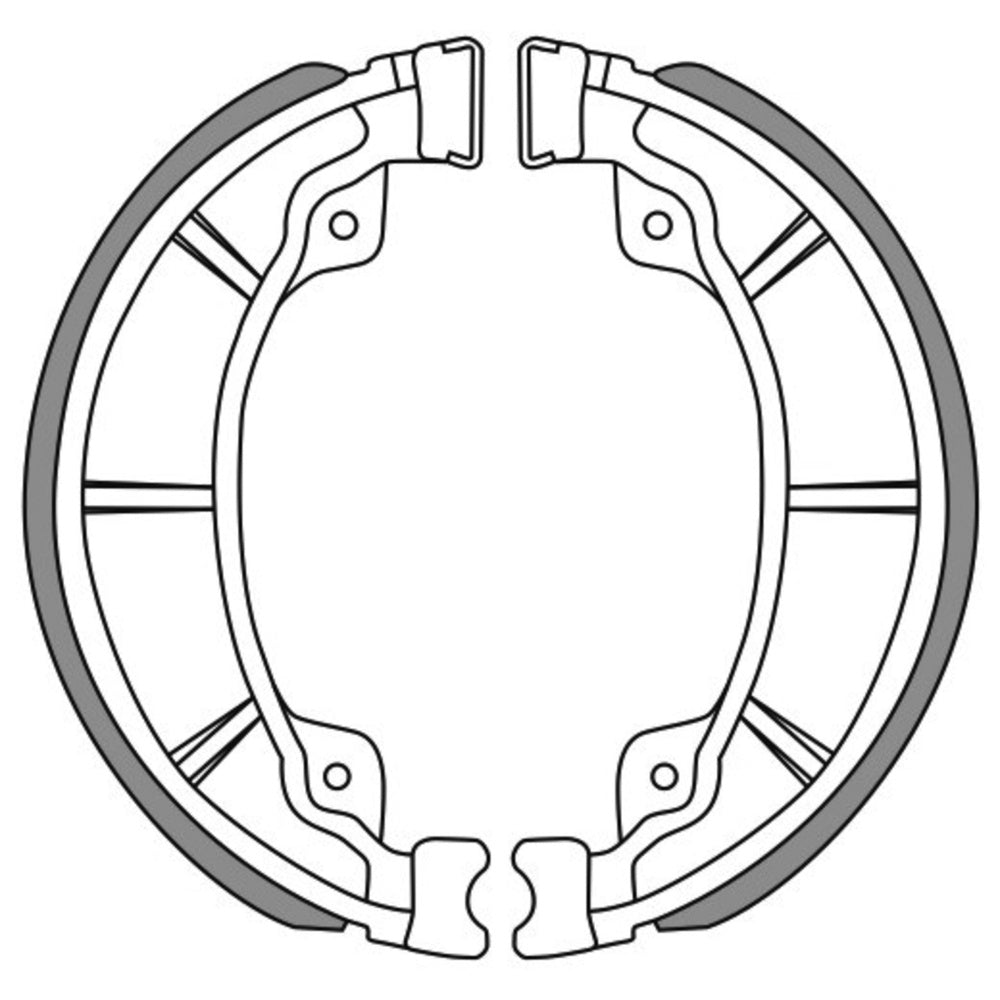 New NEWFREN Rear Brake shoe For DAELIM VS125 CRUISER 1-GF1317 | Australian Moto Spares