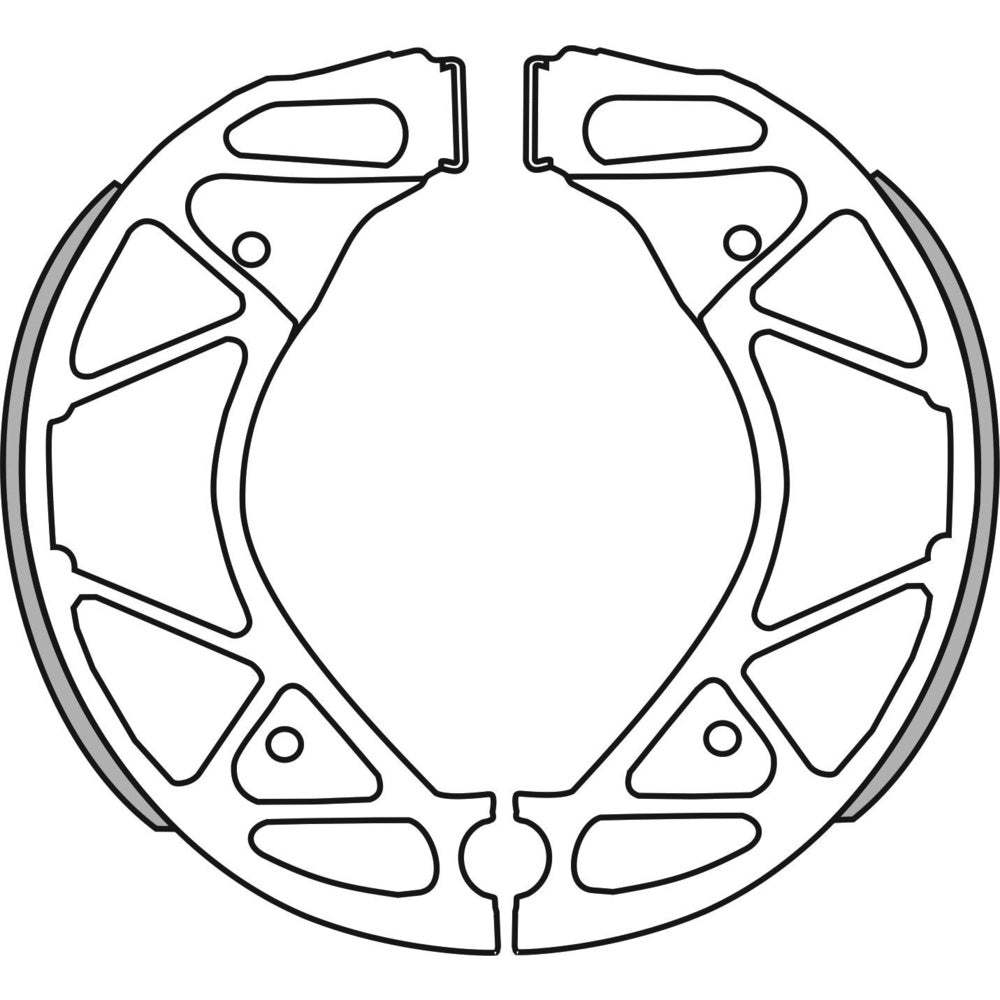New NEWFREN Rear Brake shoe For YAMAHA YW125 BEEWEE 1-GF1318 | Australian Moto Spares