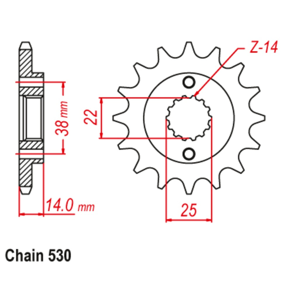 New SUPERSPROX 15T Sprocket - Front For DUCATI 750 F1-2, 750 F1-3 SS 10-497-15 | Australian Moto Spares