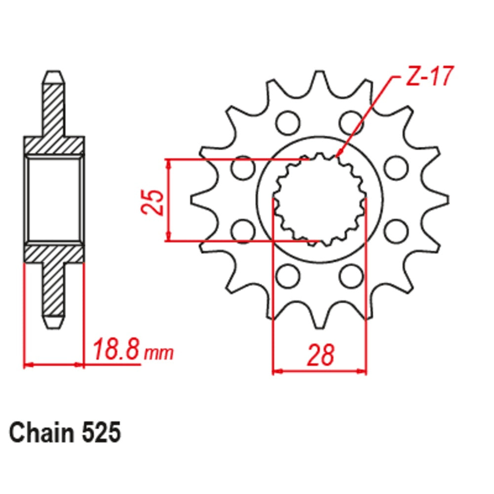 New SUPERSPROX 20T Sprocket - Front For BMW F800 R 10-BM5-20 | Australian Moto Spares
