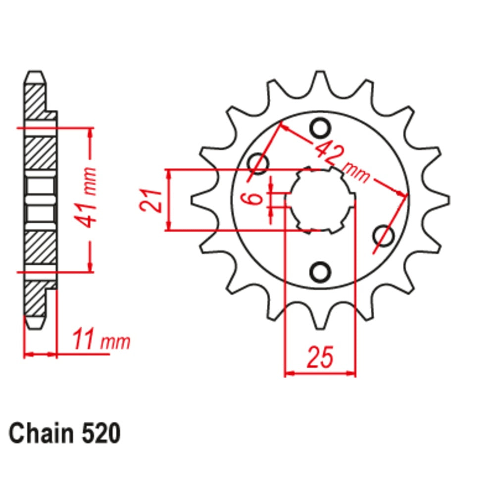 New SUPERSPROX 15T Sprocket - Front For HONDA 10-KV3-15 | Australian Moto Spares