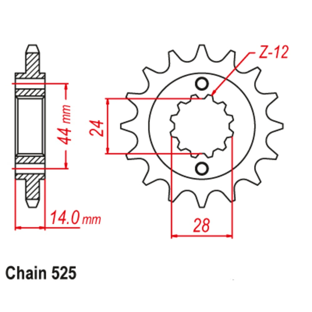 New SUPERSPROX 15T Sprocket - Front For HONDA 10-MAV-15 | Australian Moto Spares