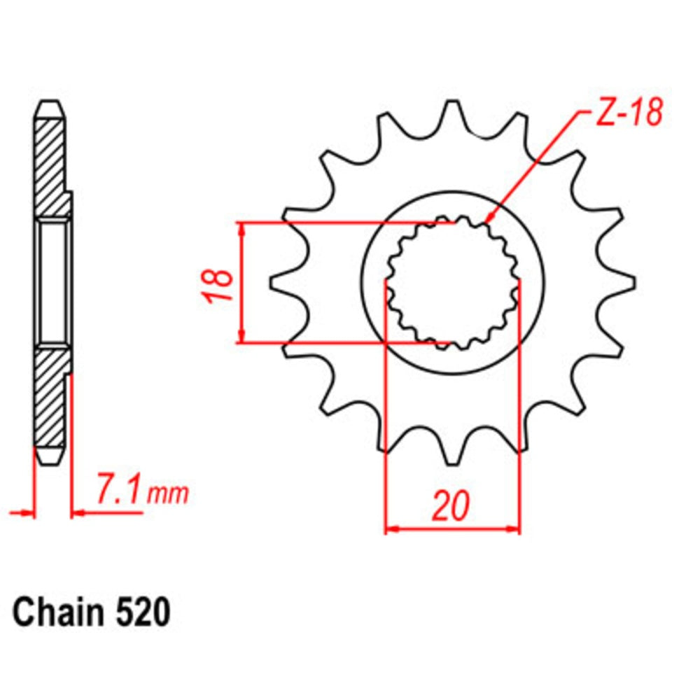 New SUPERSPROX Front Sprocket Stealth High Performance For SUZUKI 10S-141-13 | Australian Moto Spares