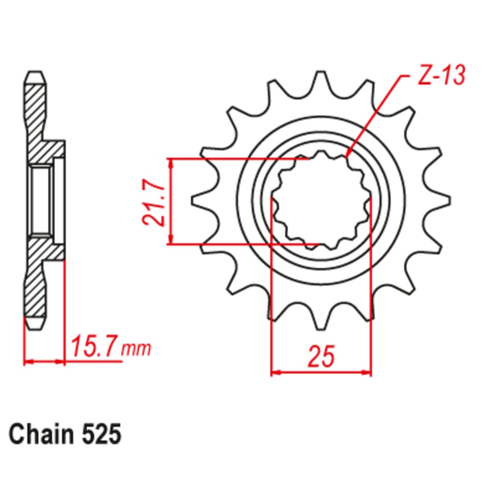 New SUPERSPROX Front Sprocket Stealth High Performance For KAWASAKI 10S-238-14 | Australian Moto Spares