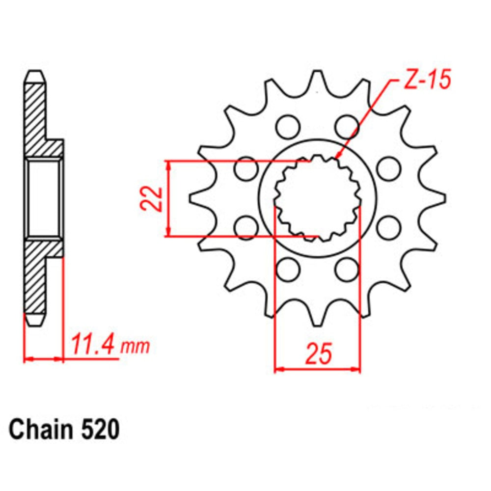 SUPERSPROX Front Sprocket Stealth High Performance For HUSQVARNA, KTM 10S-KT2-14 | Australian Moto Spares
