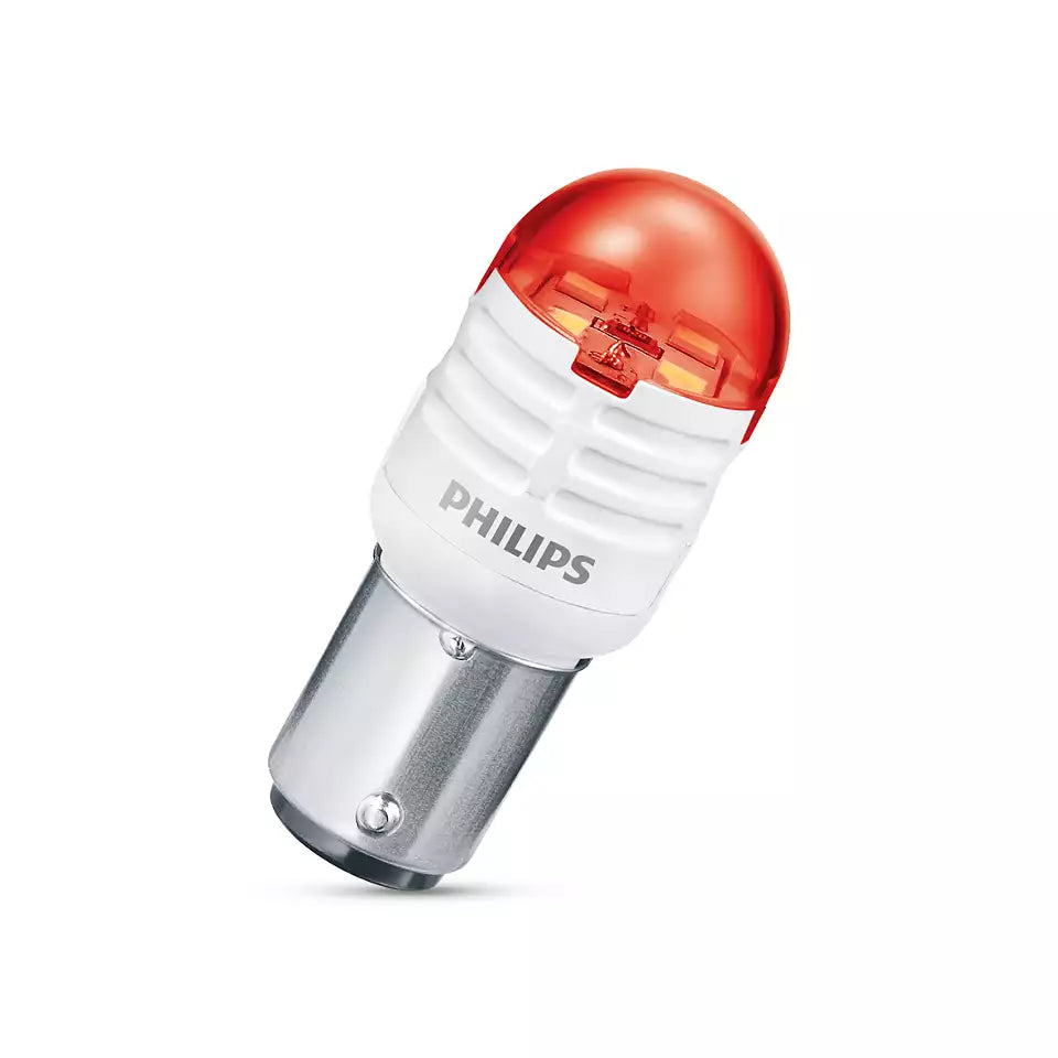 NEW PHILIPS P21/5 LED RED 12V 2PK ULTINON 3000