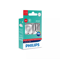 New Philips Globe P21/5 Led Red 12V (11499Ulrx2) | Australian Moto Spares