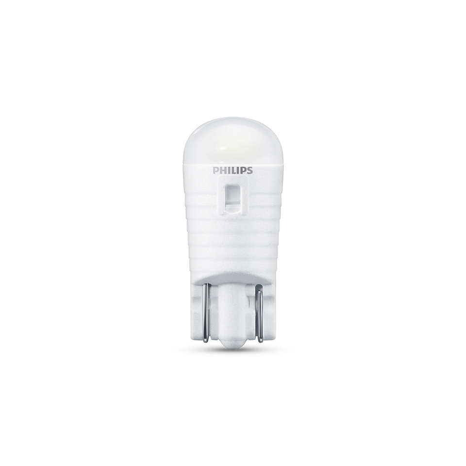 NEW PHILIPS ULTINON 3000 T10 LED PARK GLOBES 2PK