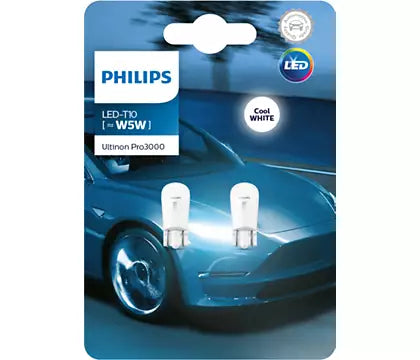 NEW PHILIPS ULTINON 3000 T10 LED PARK GLOBES 2PK