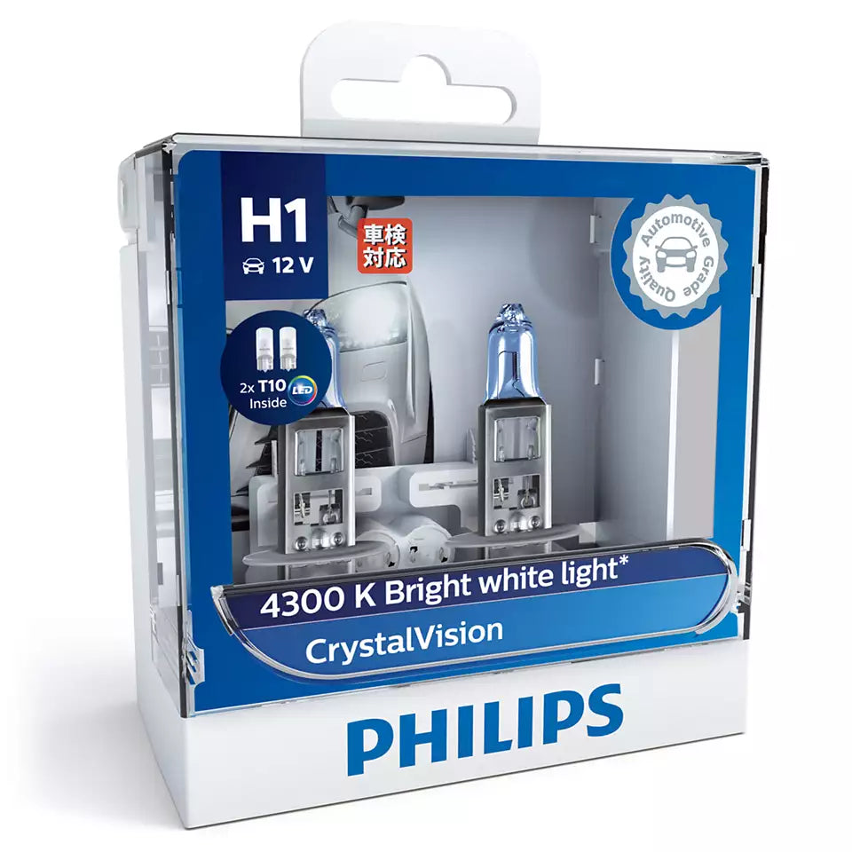 New Philips Globe H1 2Pk With Led T10 Park Globes (12258Cvsl)
