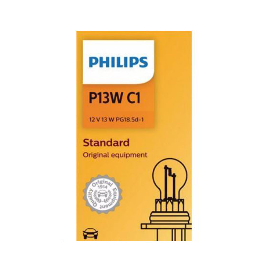 New Philips Globe P13W 12V 13W 1Pack (12277C1) | Australian Moto Spares