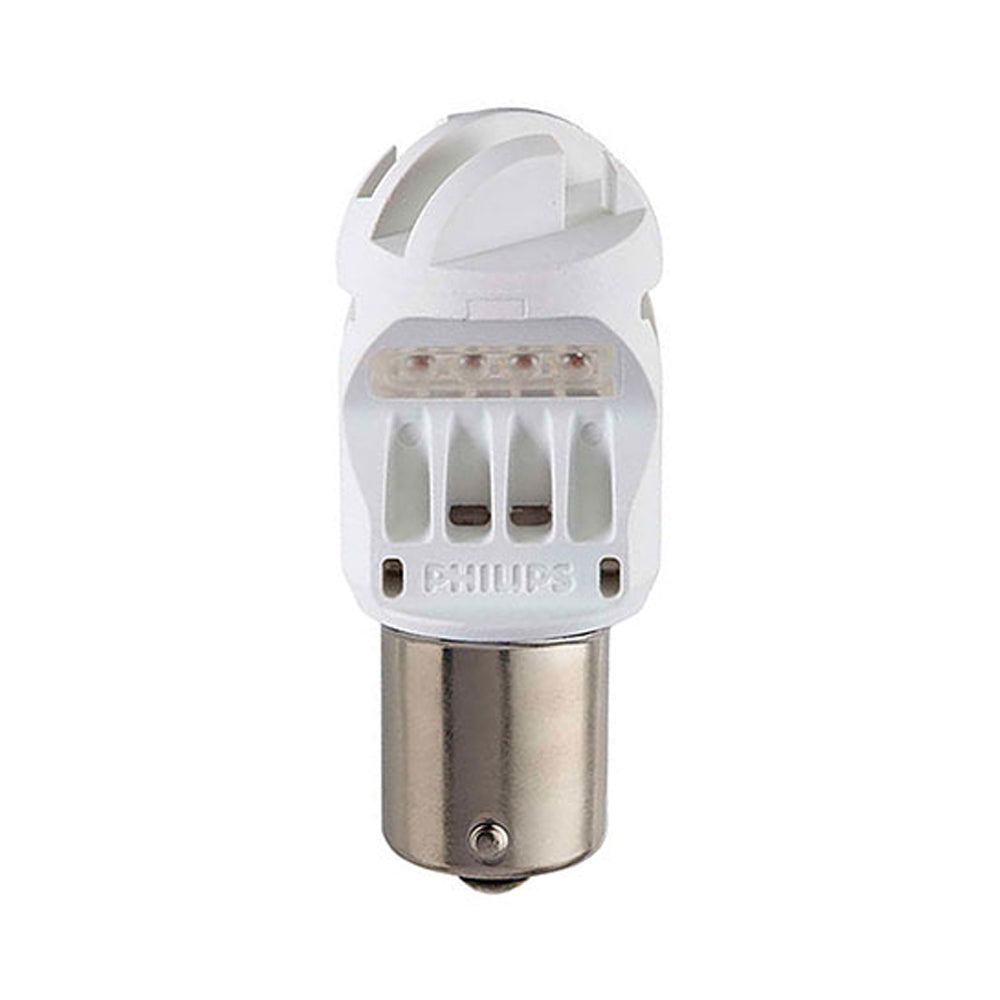 New Philips Globe P21 Led Red 12V Bayonet (12839Redb2) | Australian Moto Spares