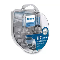 New Philips Globe H7 W5W 12V 55W Twin Pack White Vision Ultra (12972Wvusm) | Australian Moto Spares