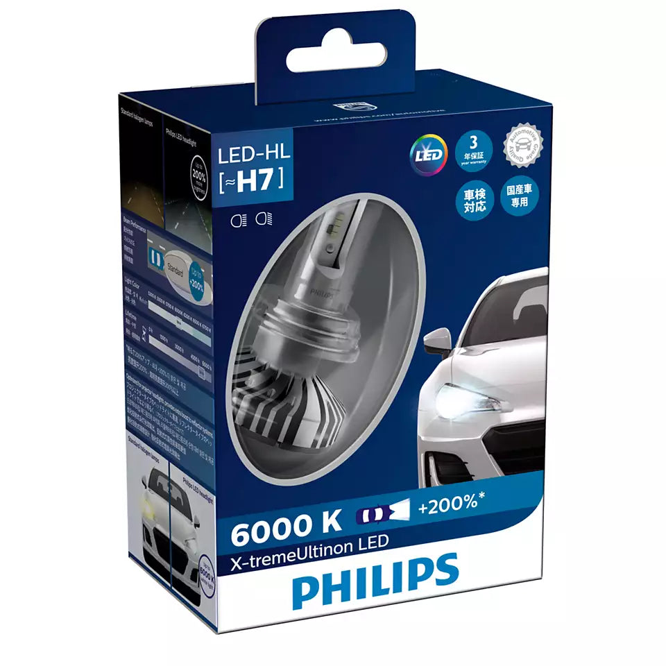 New Philips Globes Led H7 Bw - Pr (12985Bwx2)