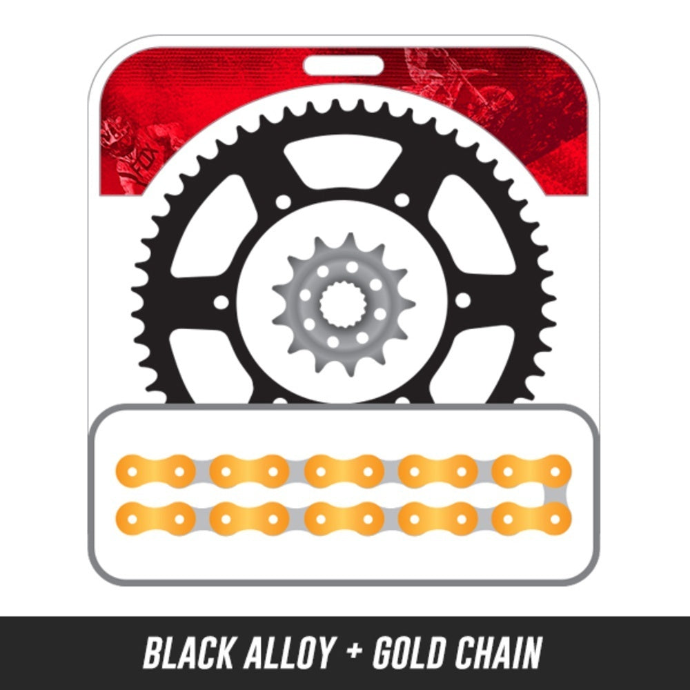 EK CHAIN AND SUPERSPROX Chain and Sprockets Kit - Alloy For HONDA 12A-141K-MX11 | Australian Moto Spares