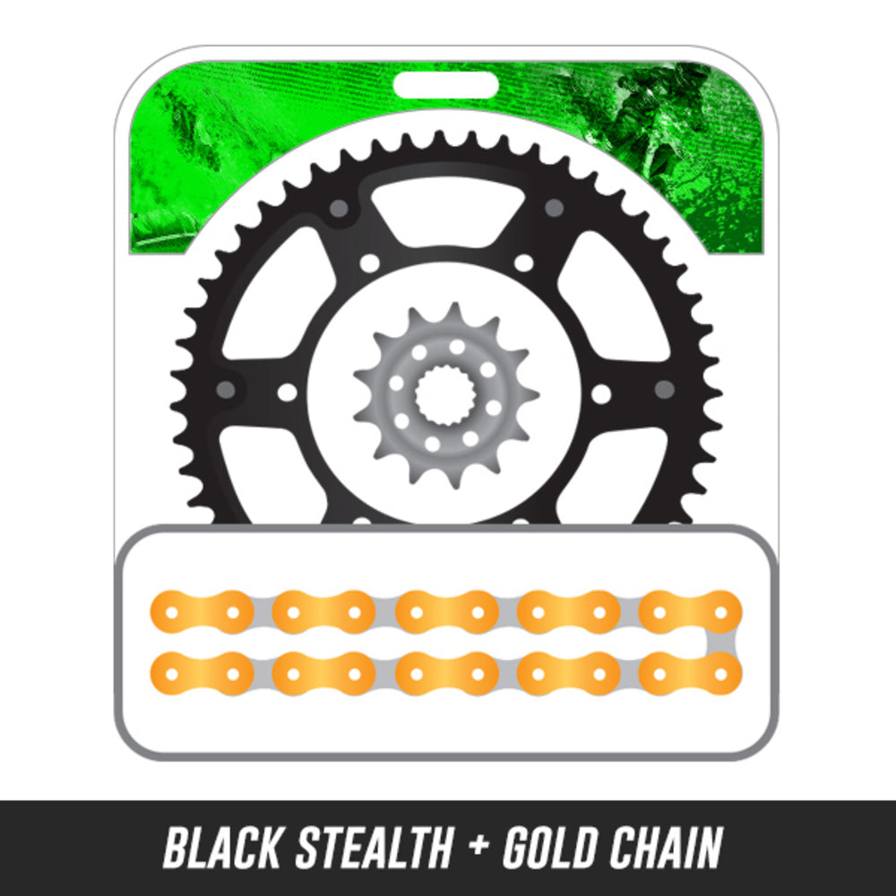 New EK CHAIN AND SUPERSPROX Chain and Sprockets Kit - Stealth 12S-442K-MX11 | Australian Moto Spares