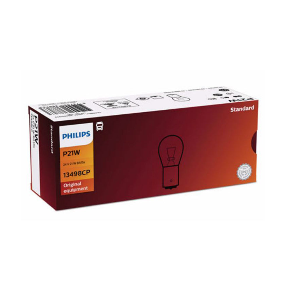 New Philips Globe P21W 24V 10Pack (13498Cp) | Australian Moto Spares