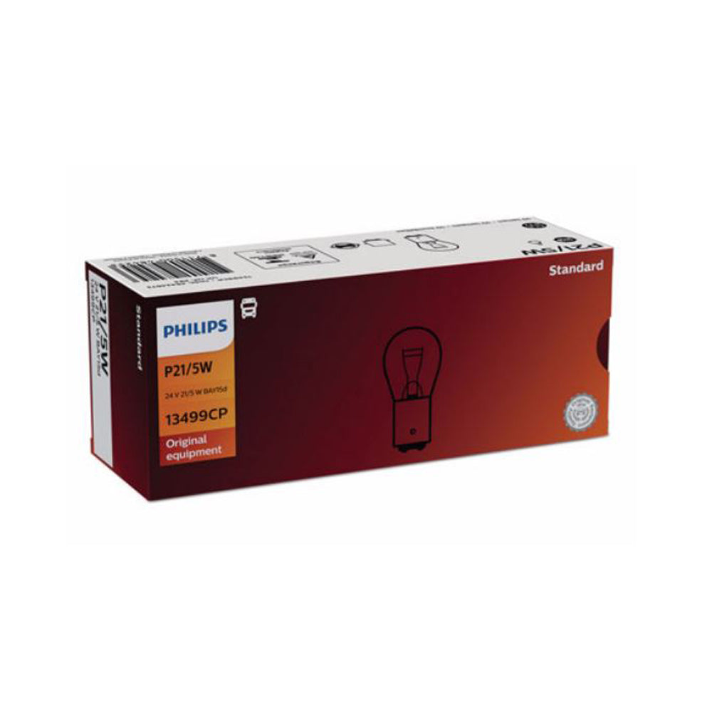 New Philips Globe P21/5W 24V 10Pack (13499Cp) | Australian Moto Spares