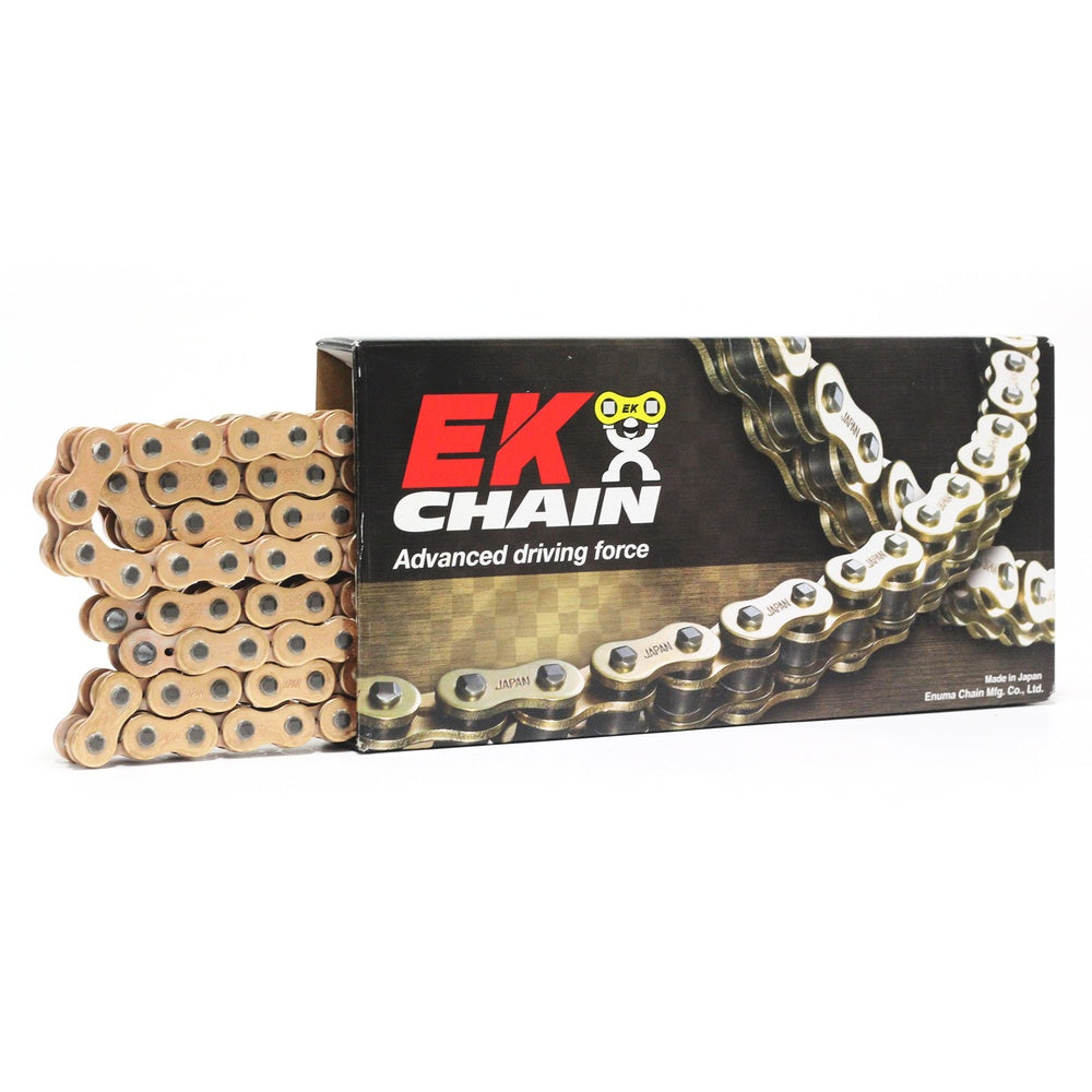 New EK CHAIN AND SUPERSPROX 520 QX-Ring Gold Chain 120L 14-520SRX211-120 | Australian Moto Spares