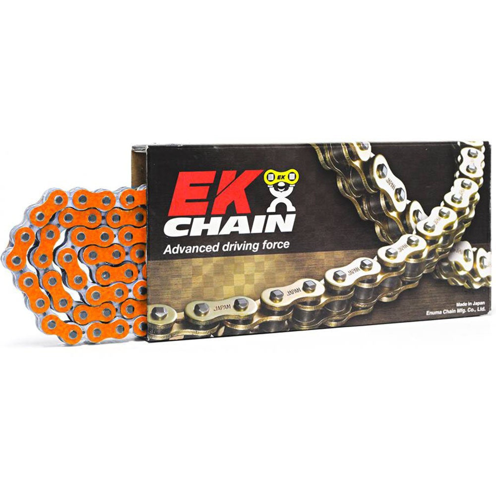 EK CHAIN AND SUPERSPROX 525 NX-Ring Super H/D Orange Chain 124L 14-525ZVX307-124 | Australian Moto Spares