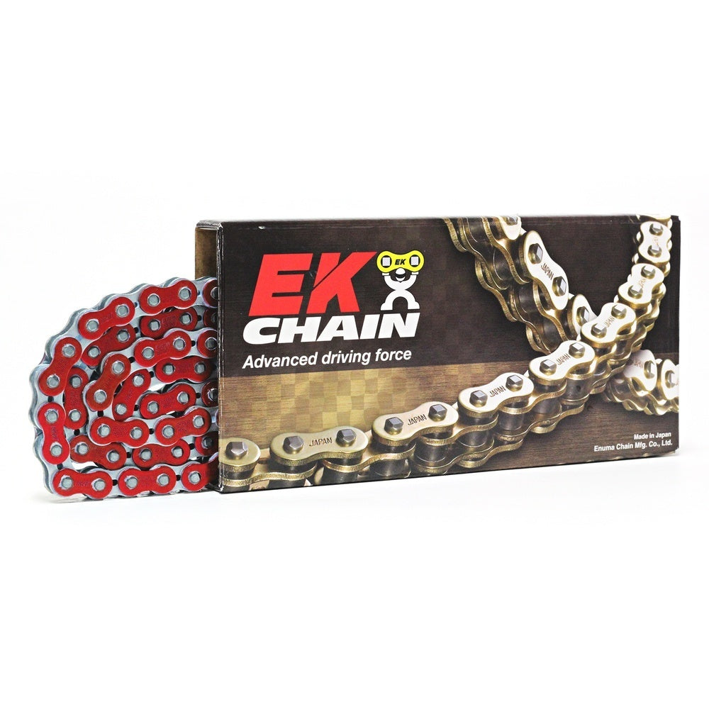 New EK CHAIN AND SUPERSPROX 530 NX-Ring Metallic Red Chain 122L 14-530ZVX3M4-122 | Australian Moto Spares