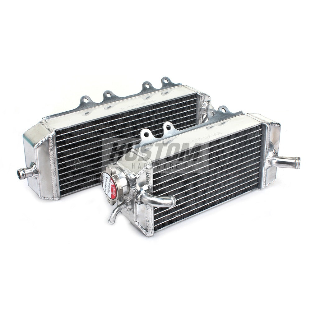 New KUSTOM HARDWARE Radiator Set For KAWASAKI KX250F 17K-R005S | Australian Moto Spares