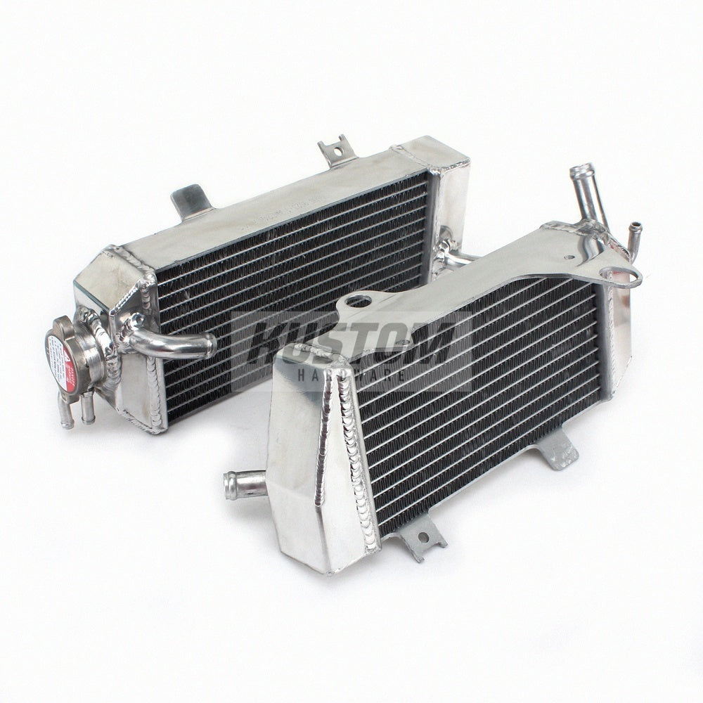 New KUSTOM HARDWARE Radiator Set For HONDA CRF450R 17K-R024S | Australian Moto Spares