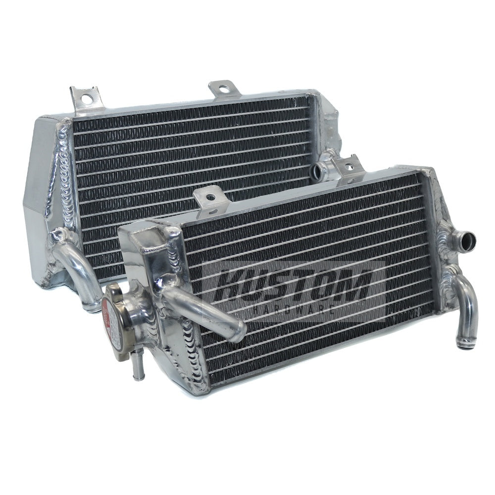 New KUSTOM HARDWARE Radiator Set For HONDA CRF250R 17K-R069S | Australian Moto Spares
