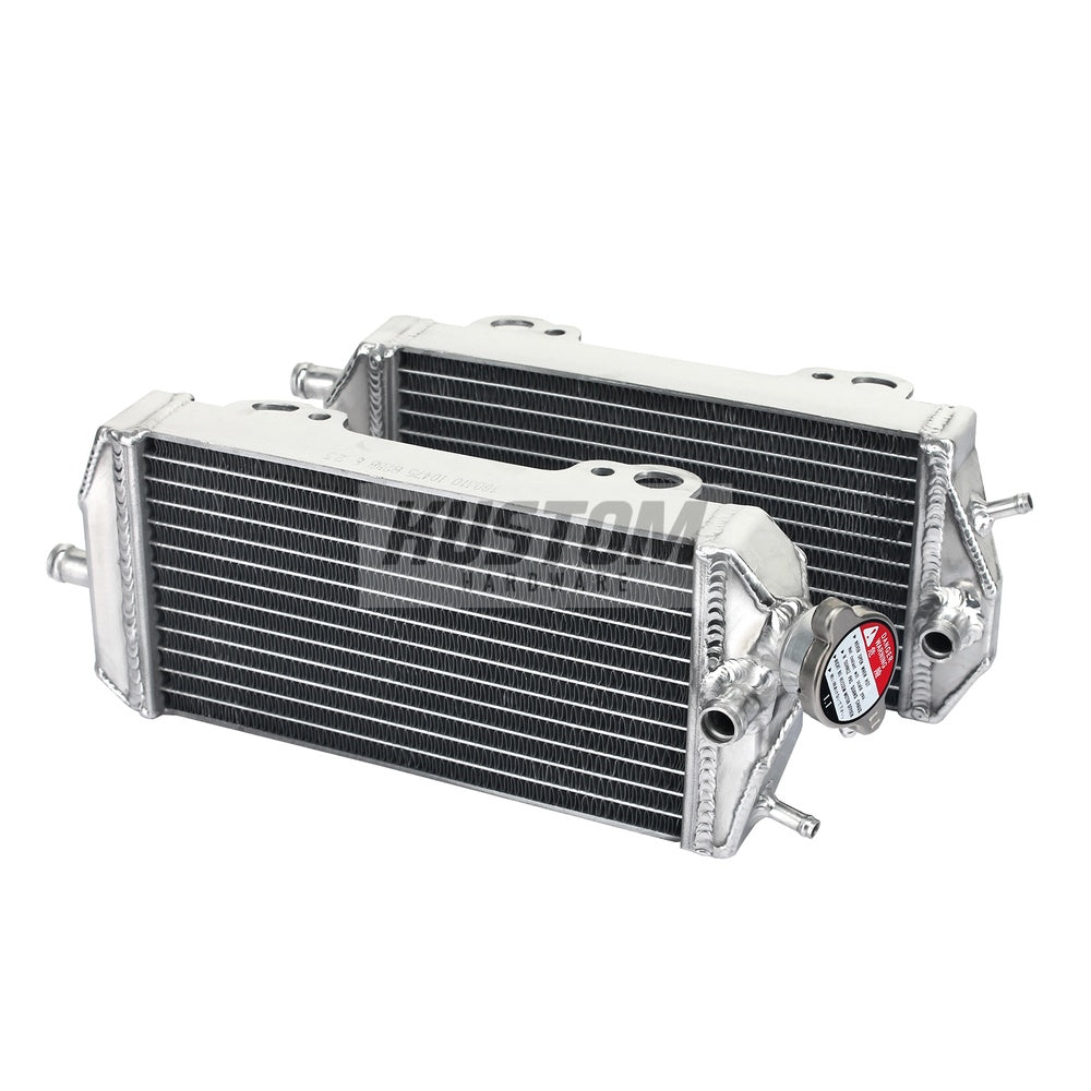 New KUSTOM HARDWARE Radiator Set For GAS-GAS 17K-R120S | Australian Moto Spares