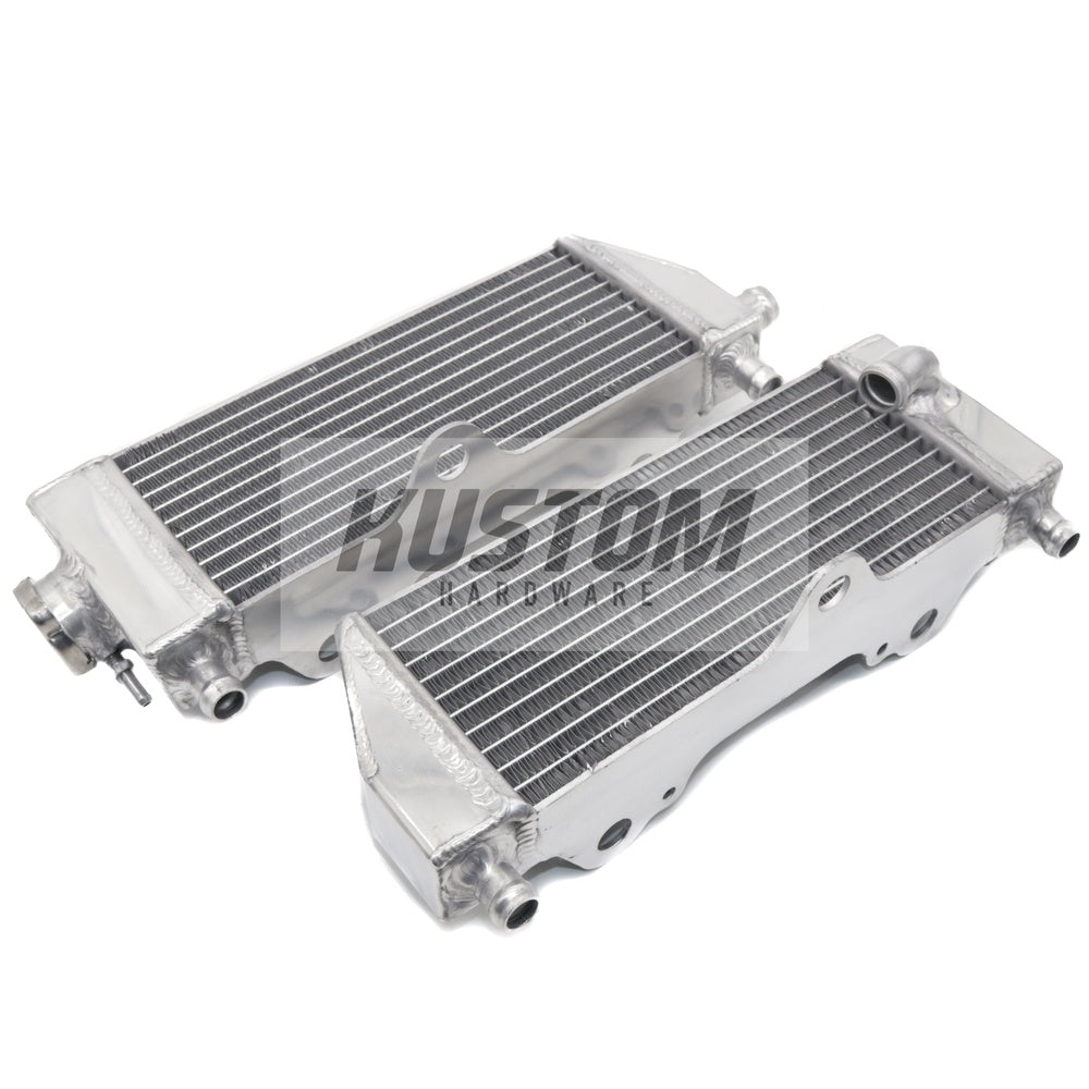 New KUSTOM HARDWARE Radiator Set For YAMAHA YZ250X, YZ250 17K-R125S | Australian Moto Spares