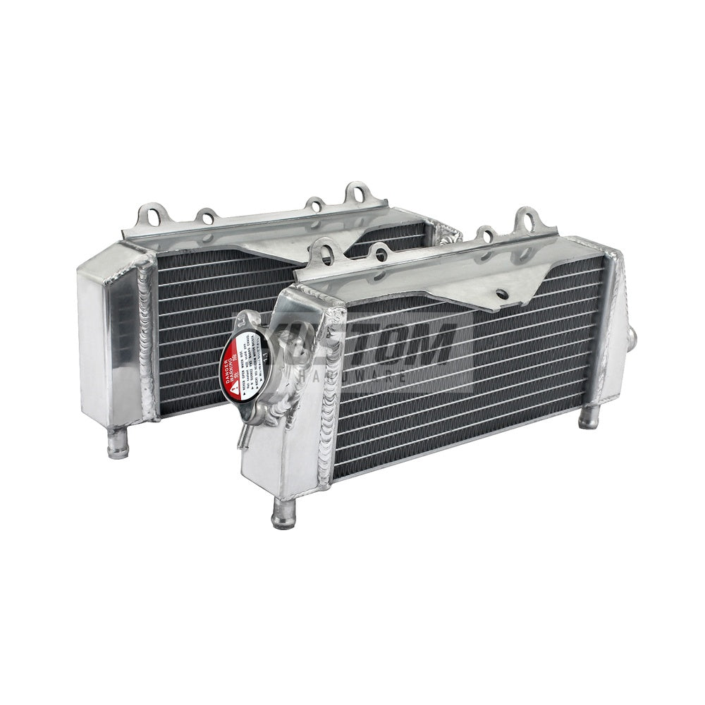 New KUSTOM HARDWARE Radiator Set For KAWASAKI KX125, KX250 17K-R137S | Australian Moto Spares