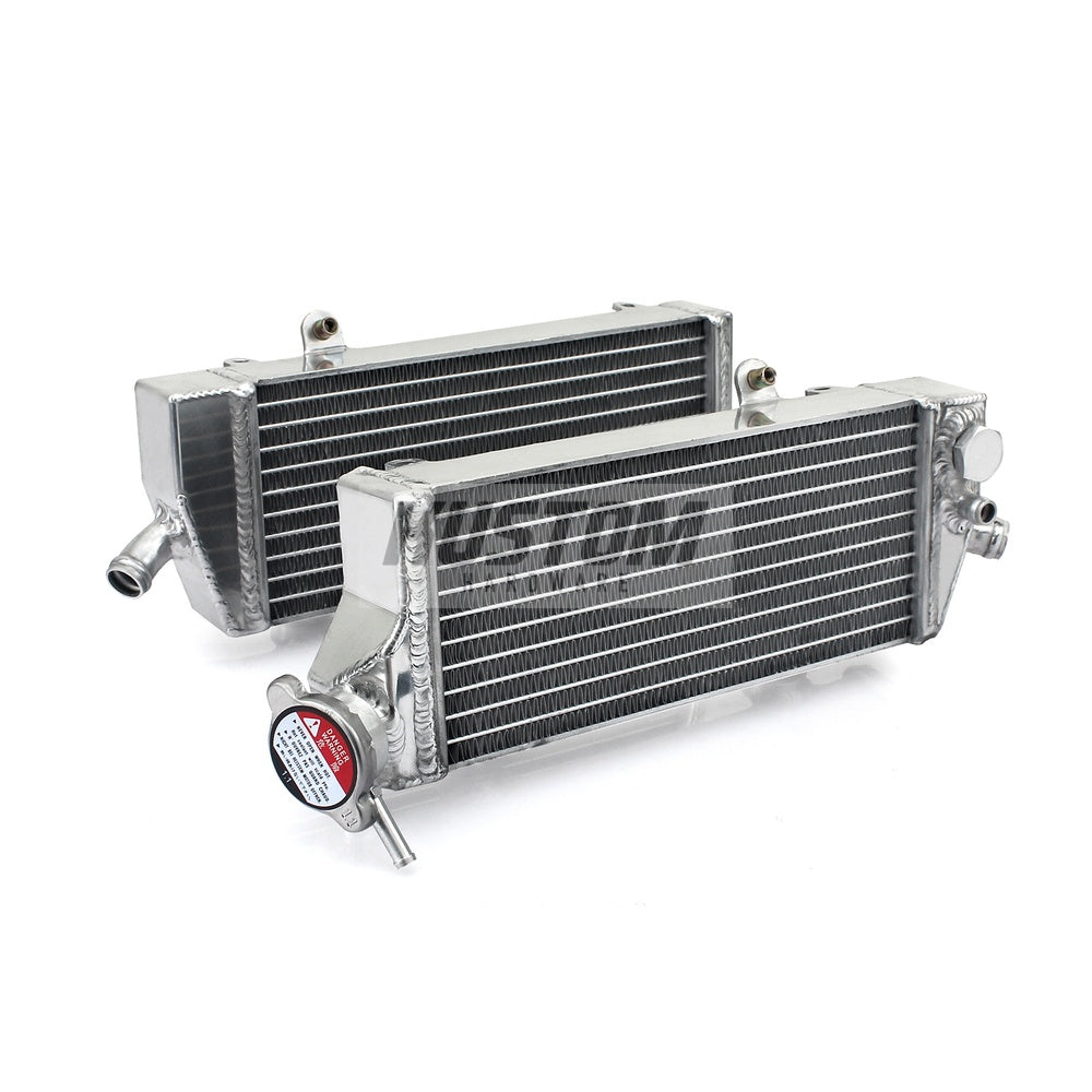 New KUSTOM HARDWARE Radiator Set For HUSABERG, HUSQVARNA, KTM 17K-R149S | Australian Moto Spares