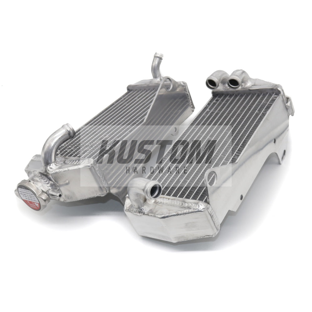 New KUSTOM HARDWARE Radiator Set For HONDA CRF250R 17K-R154S | Australian Moto Spares