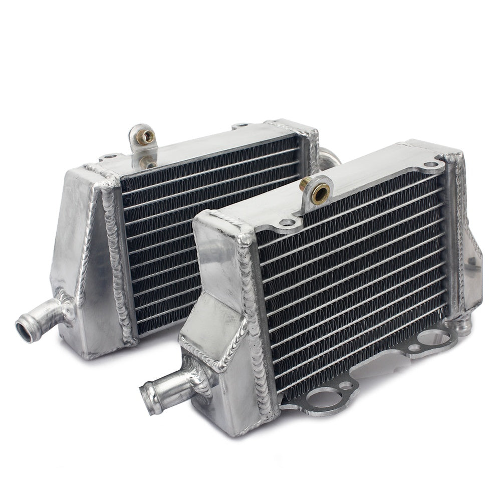 New KUSTOM HARDWARE Radiator Set For GAS-GAS, HUSQVARNA, KTM 17K-R157S | Australian Moto Spares