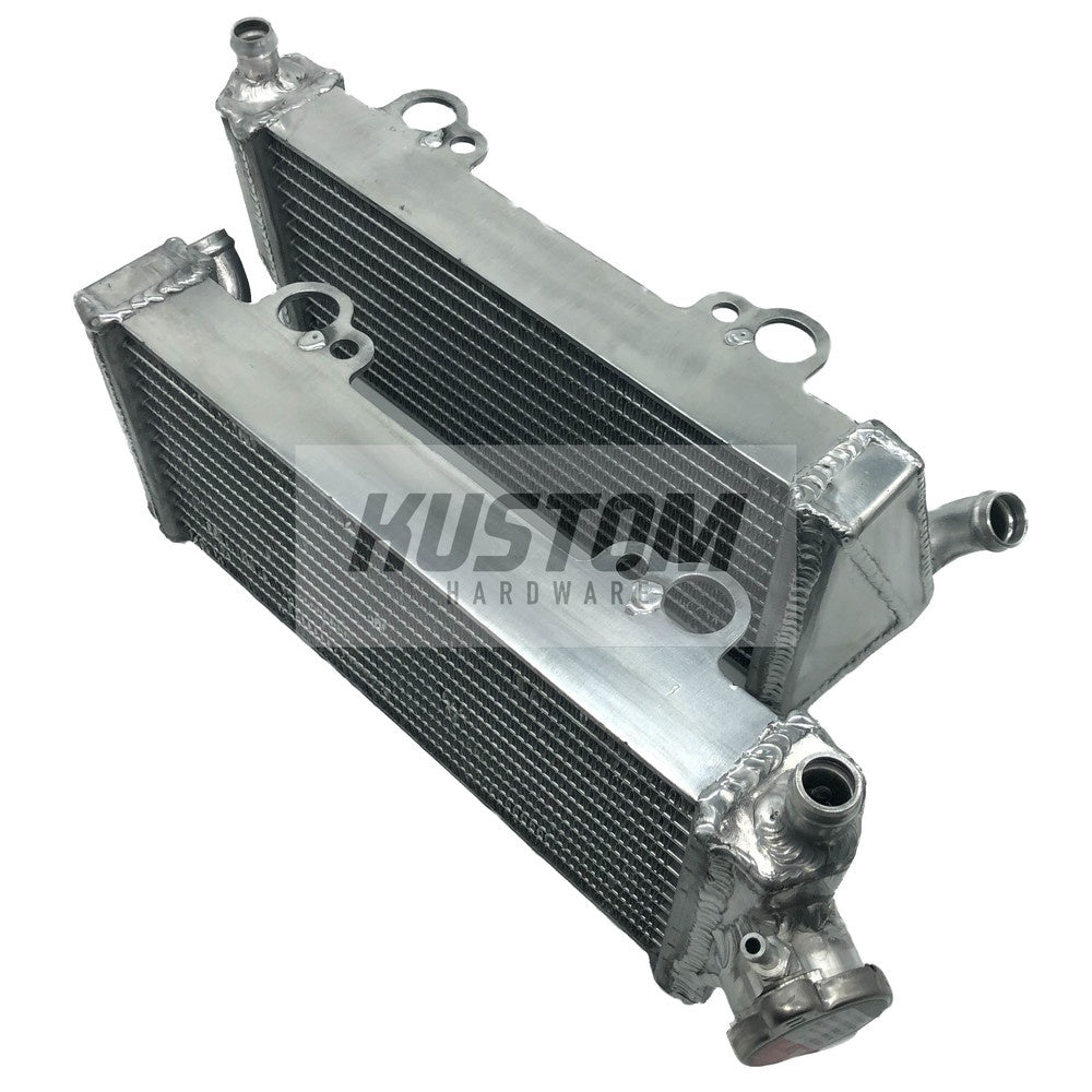 New KUSTOM HARDWARE Radiator Set For SHERCO 250 SE-R 2T, 300 SE-R 2T 17K-R169S | Australian Moto Spares