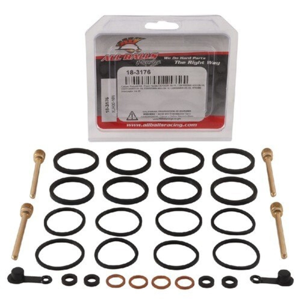 New ALL BALLS Front Brake Caliper Rebuild Kit For HONDA 18-3176 | Australian Moto Spares