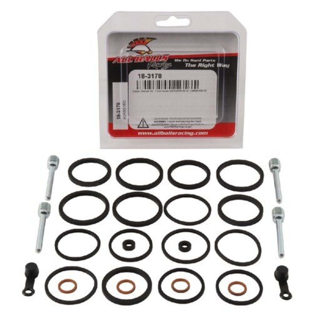New ALL BALLS Front Brake Caliper Rebuild Kit For HONDA CBR900RR 929 18-3178 | Australian Moto Spares