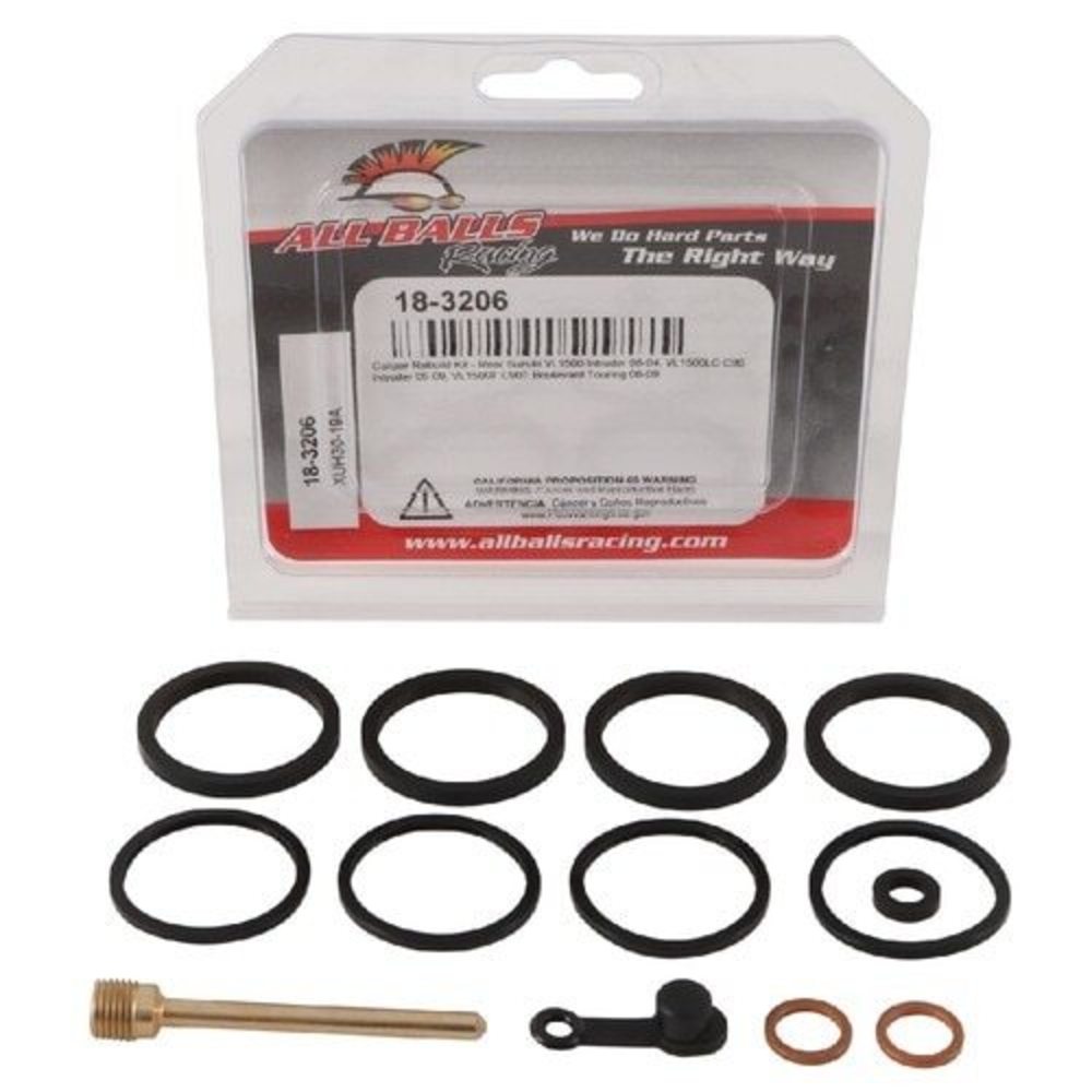 New ALL BALLS Rear Brake Caliper Rebuild Kit For SUZUKI 18-3206 | Australian Moto Spares