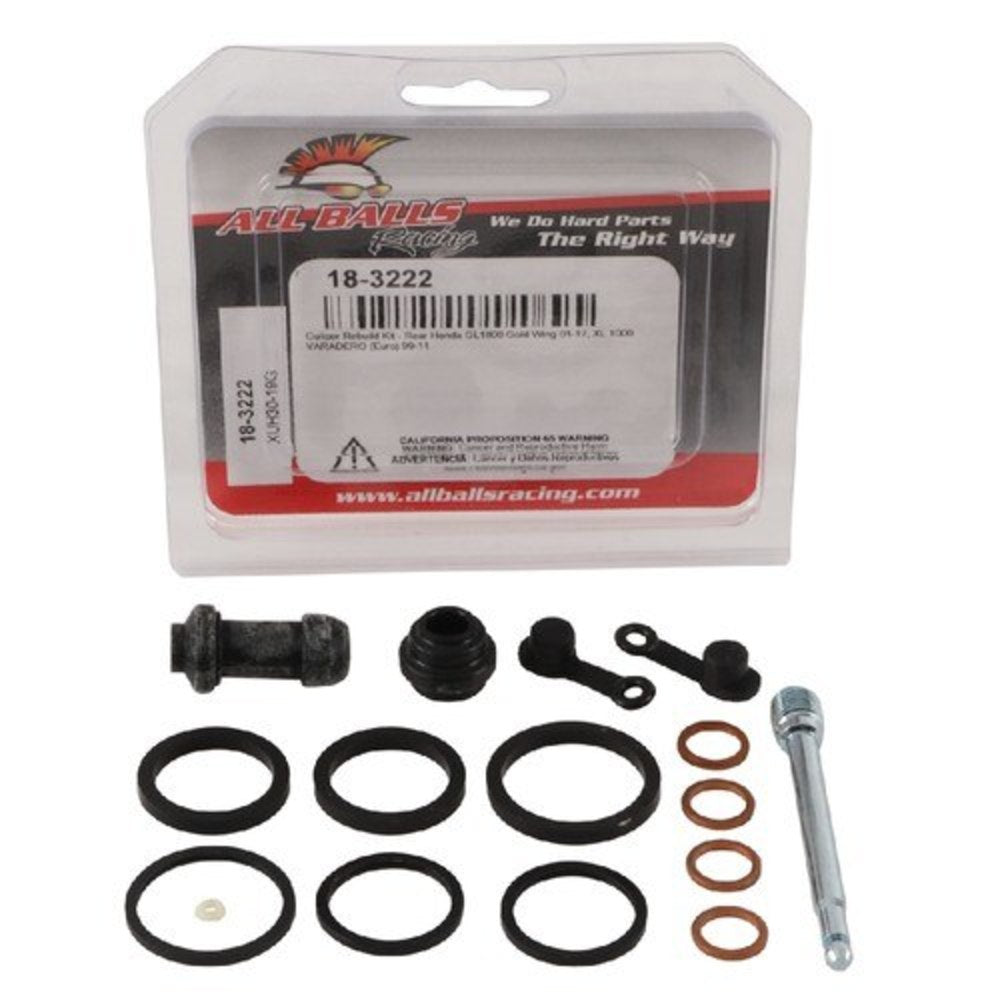 New ALL BALLS Rear Brake Caliper Rebuild Kit For HONDA 18-3222 | Australian Moto Spares