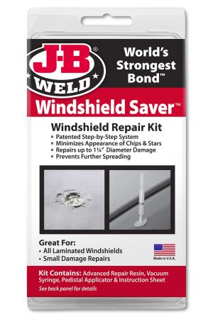 New J-B WELD Pressure lock Controlled Windshield Glass Saver Repair Kit 2100 | Australian Moto Spares