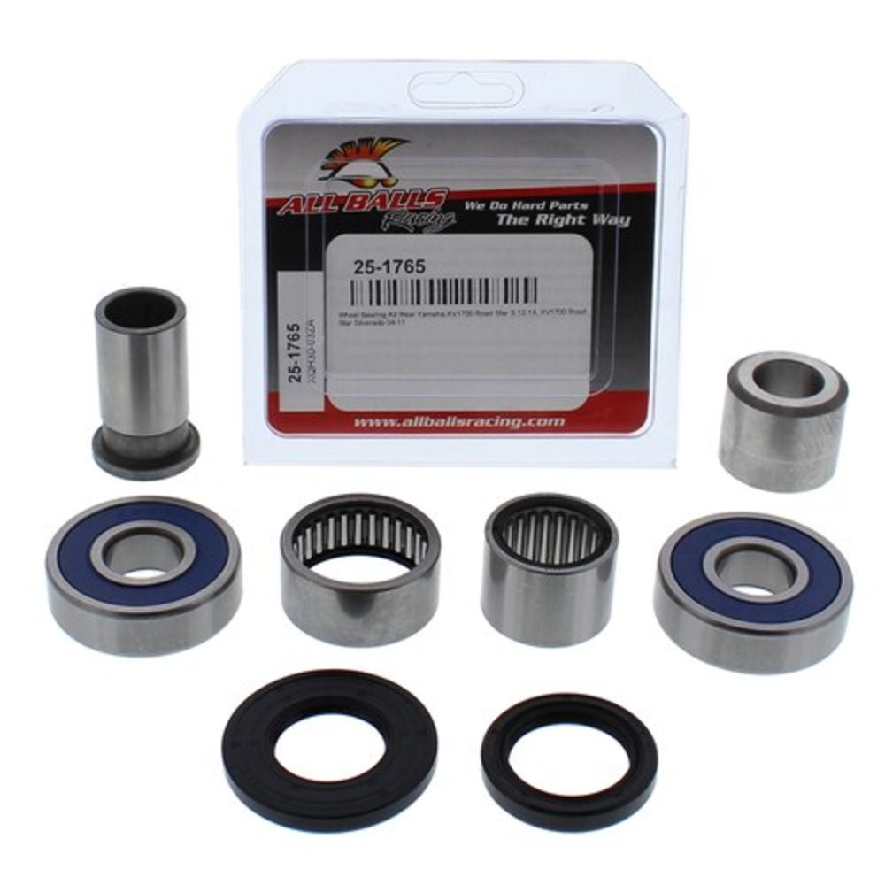 New ALL BALLS Rear Wheel Bearing Kit For YAMAHA XV1700 ROAD STAR 25-1765 | Australian Moto Spares