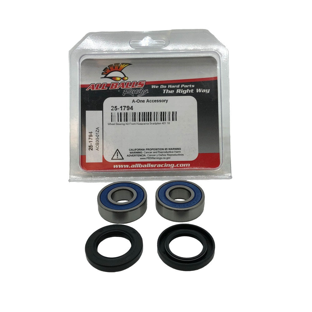 New ALL BALLS Front Wheel Bearing Kit For HUSQVARNA SVARTPILEN 401 25-1794 | Australian Moto Spares