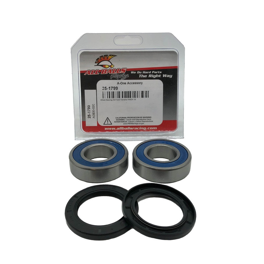 New ALL BALLS Front Wheel Bearing Kit For YAMAHA 25-1799 | Australian Moto Spares